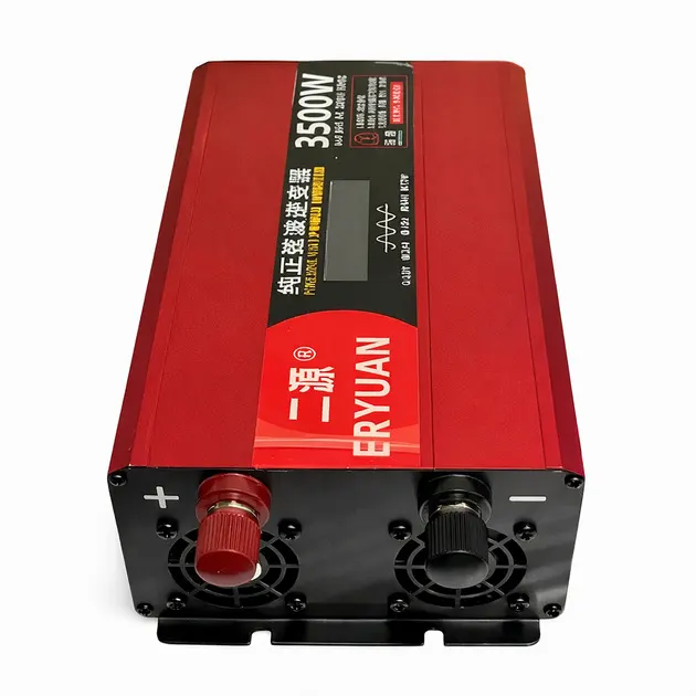 Перетворювач напруги Eryuan 3500W / Інвертор із чистою синусоїдою LCD 12В–220В